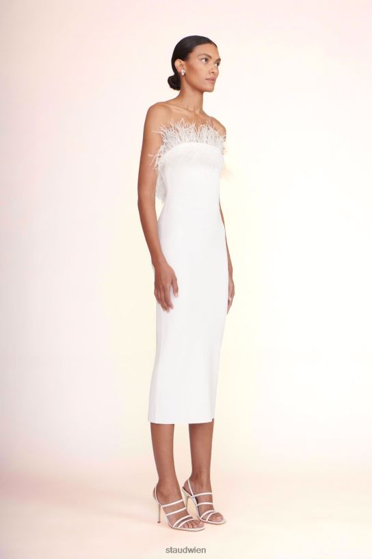 Frauen Nellie-Kleid Weiss 466Z592 STAUD Kleidung