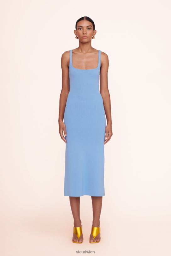 Frauen Paityn-Kleid Nebel 466Z253 STAUD Kleidung