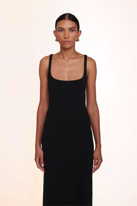 Frauen Paityn-Kleid Schwarz 466Z252 STAUD Kleidung