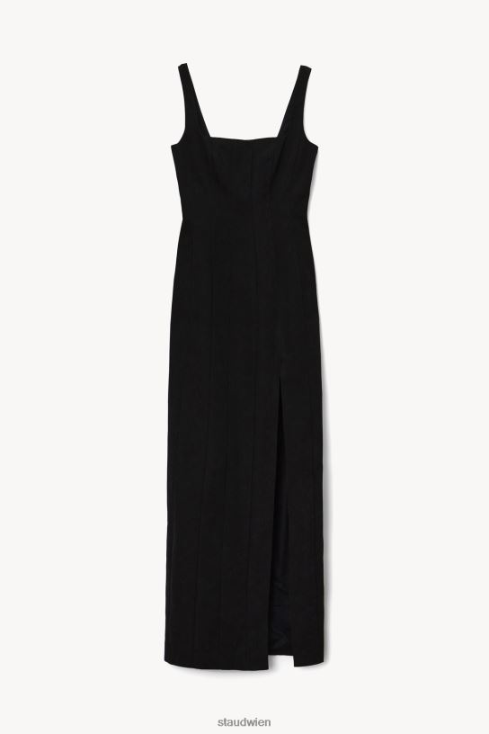 Frauen Porträtkleid Schwarz 466Z290 STAUD Kleidung
