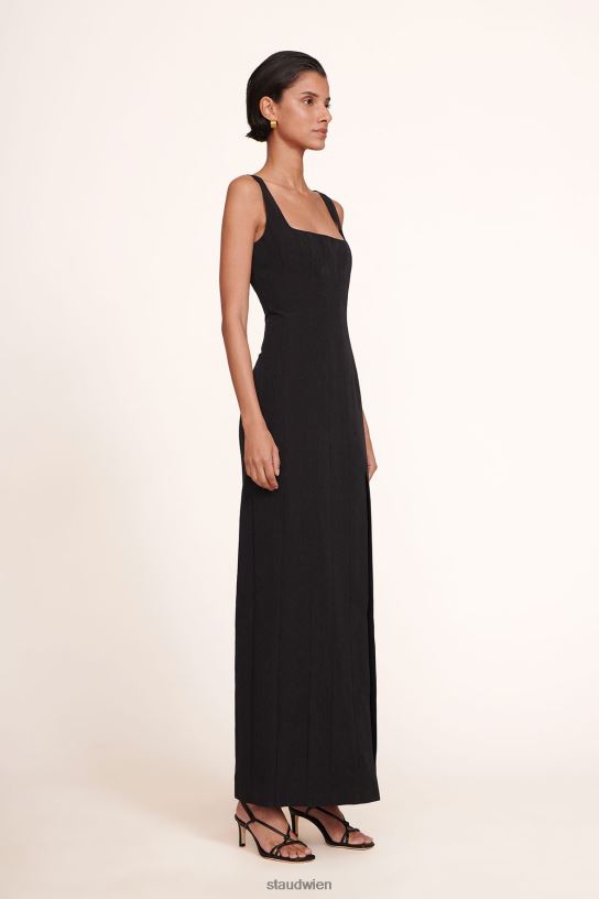 Frauen Porträtkleid Schwarz 466Z290 STAUD Kleidung