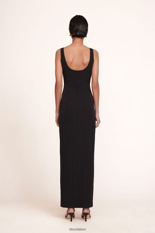 Frauen Porträtkleid Schwarz 466Z290 STAUD Kleidung