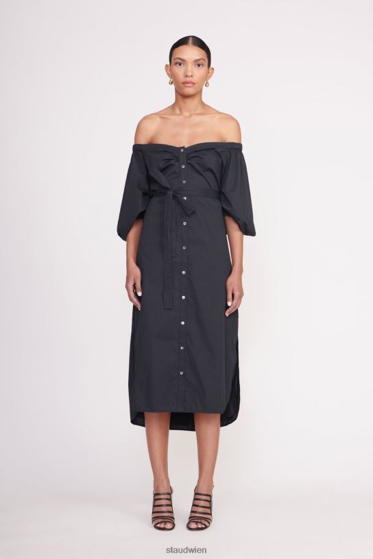 Frauen Reese-Kleid Schwarz 466Z108 STAUD Kleidung