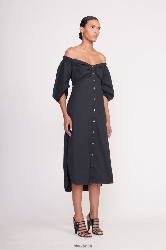 Frauen Reese-Kleid Schwarz 466Z108 STAUD Kleidung