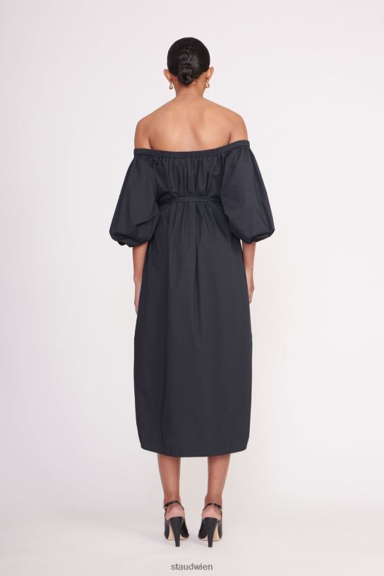Frauen Reese-Kleid Schwarz 466Z108 STAUD Kleidung