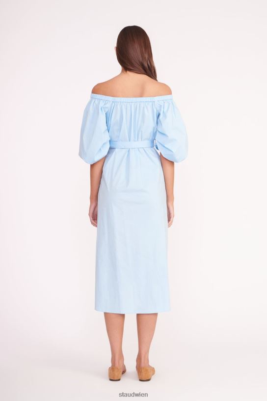 Frauen Reese-Kleid französisches Blau 466Z107 STAUD Kleidung