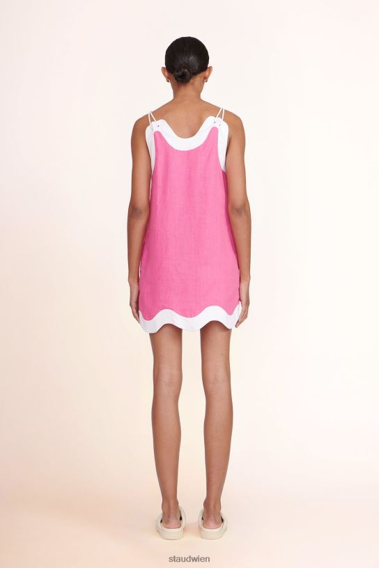 Frauen Renata-Kleid Blüte weiß 466Z186 STAUD Kleidung