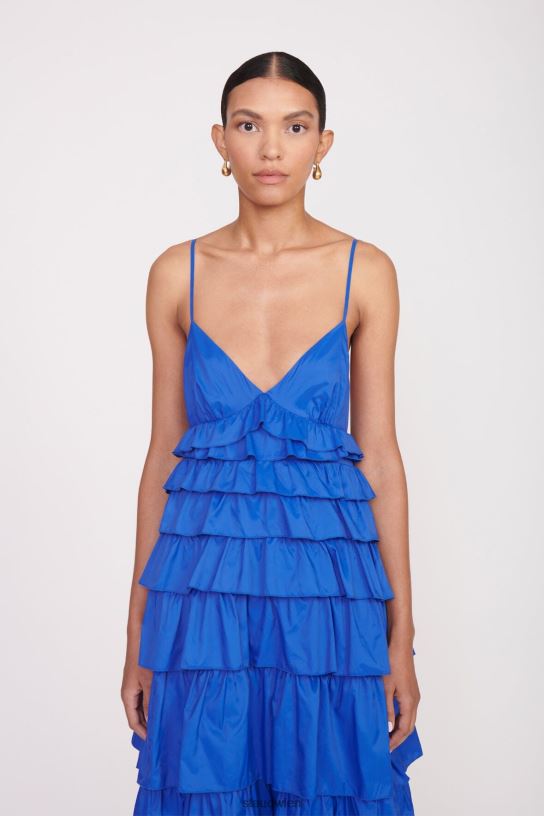 Frauen Rylie-Kleid Lapis 466Z77 STAUD Kleidung