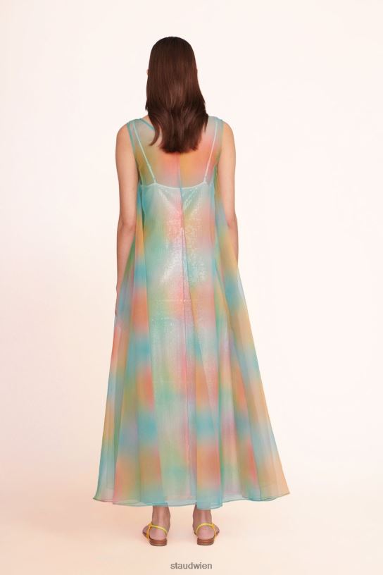 Frauen Samantha-Kleid Multi-Aura 466Z227 STAUD Kleidung