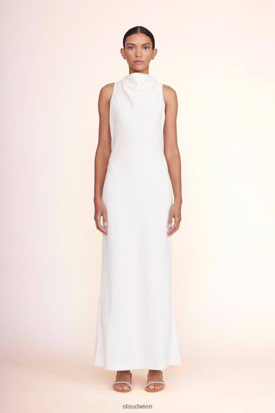 Frauen Shannon-Kleid Elfenbein 466Z173 STAUD Kleidung