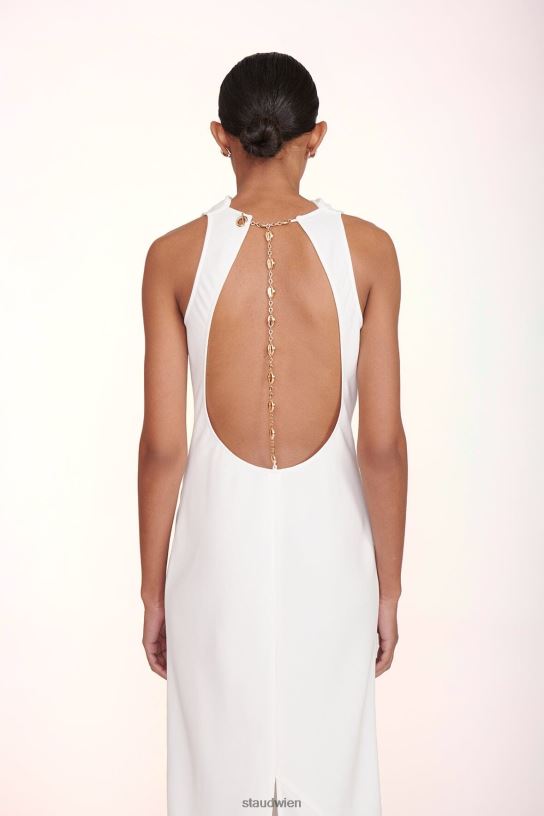 Frauen Shannon-Kleid Elfenbein 466Z173 STAUD Kleidung