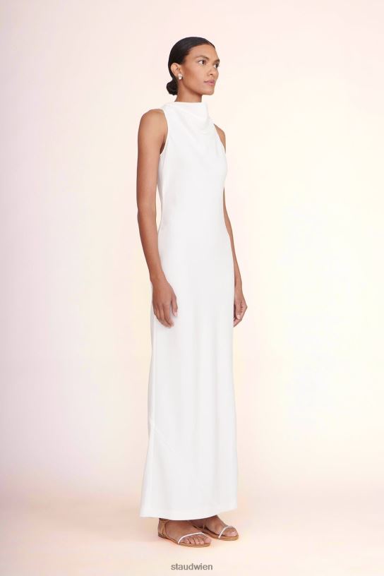 Frauen Shannon-Kleid Elfenbein 466Z173 STAUD Kleidung