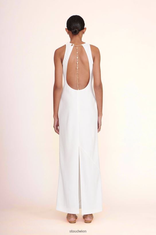 Frauen Shannon-Kleid Elfenbein 466Z173 STAUD Kleidung