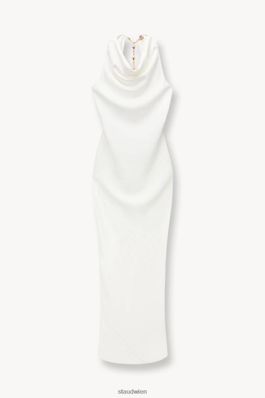 Frauen Shannon-Kleid Elfenbein 466Z173 STAUD Kleidung