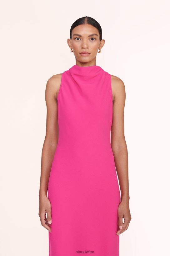 Frauen Shannon-Kleid Magenta 466Z172 STAUD Kleidung