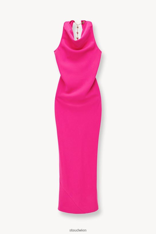 Frauen Shannon-Kleid Magenta 466Z172 STAUD Kleidung