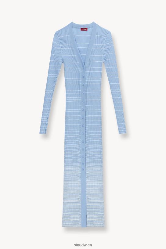 Frauen Shoko-Pullover französisch blau weiß 466Z112 STAUD Kleidung
