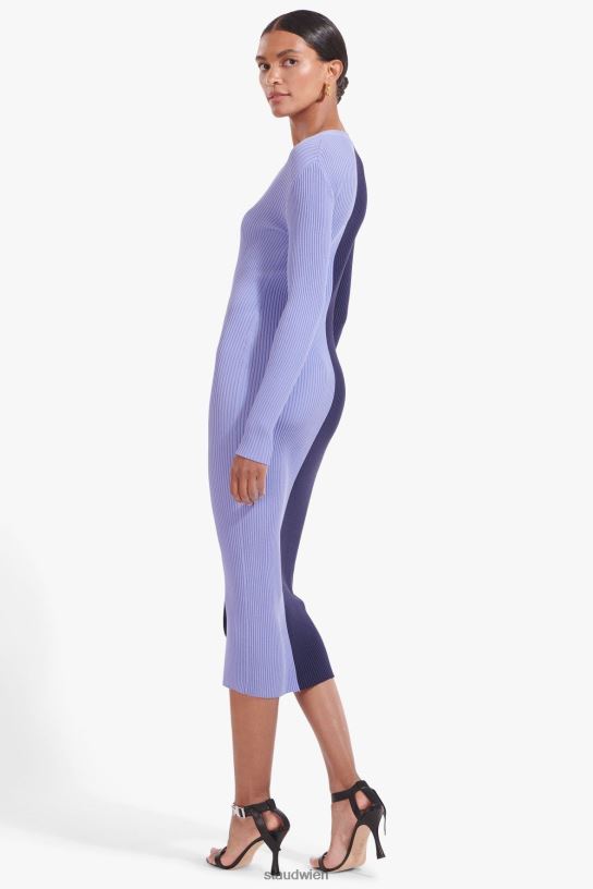 Frauen Shoko-Pullover marineblaues Immergrün 466Z606 STAUD Kleidung
