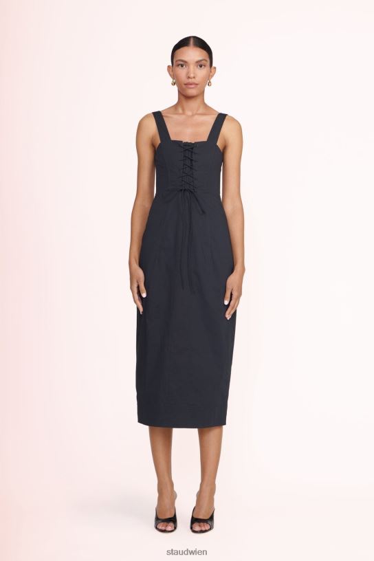Frauen Sutton-Kleid Schwarz 466Z158 STAUD Kleidung