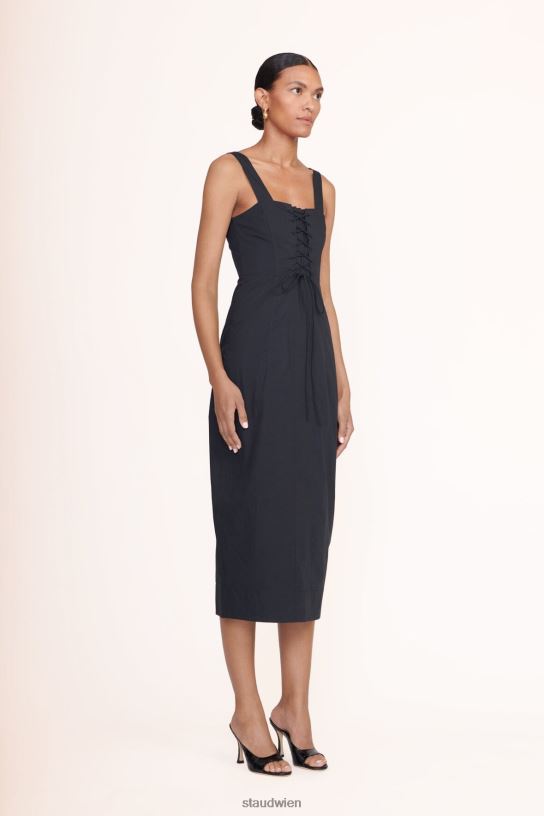 Frauen Sutton-Kleid Schwarz 466Z158 STAUD Kleidung