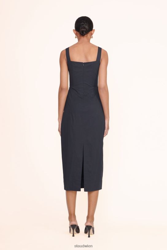 Frauen Sutton-Kleid Schwarz 466Z158 STAUD Kleidung
