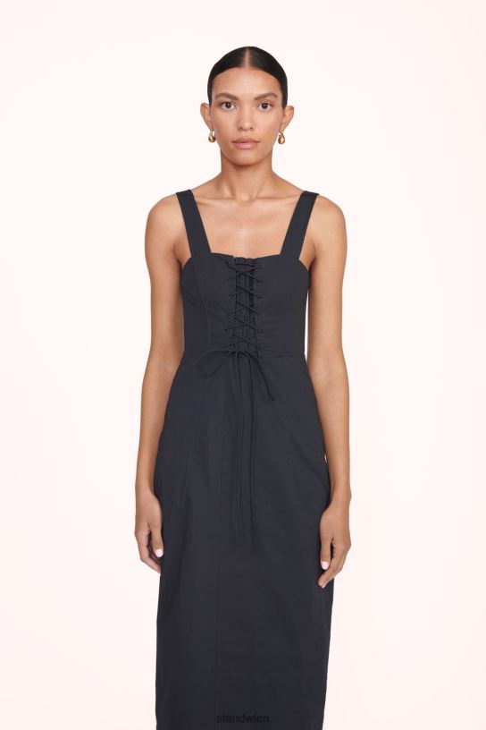 Frauen Sutton-Kleid Schwarz 466Z158 STAUD Kleidung