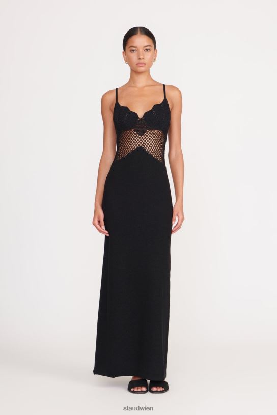 Frauen Tara-Kleid Schwarz 466Z27 STAUD Kleidung