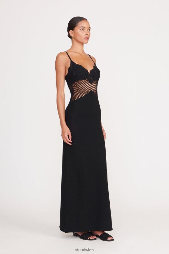 Frauen Tara-Kleid Schwarz 466Z27 STAUD Kleidung