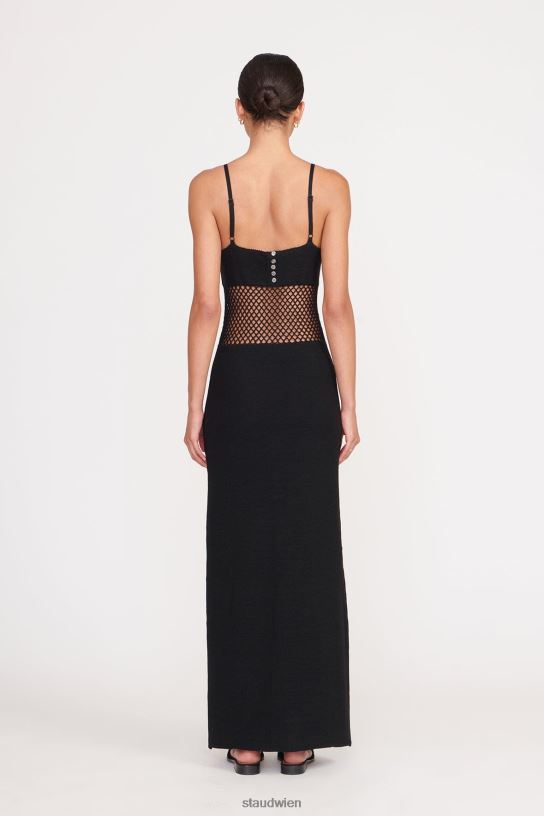 Frauen Tara-Kleid Schwarz 466Z27 STAUD Kleidung