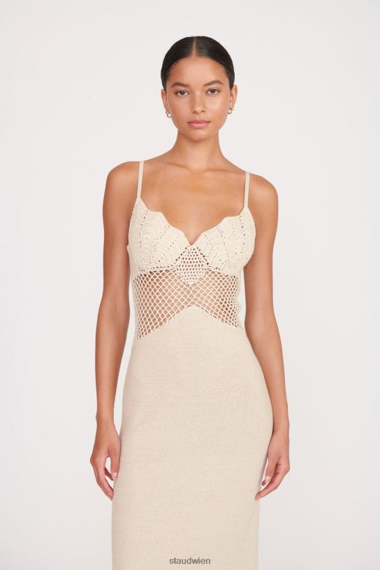 Frauen Tara-Kleid natürlich 466Z28 STAUD Kleidung