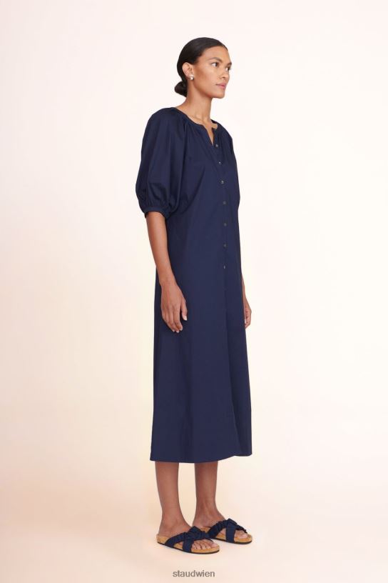 Frauen Vincent-Kleid Marine 466Z266 STAUD Kleidung