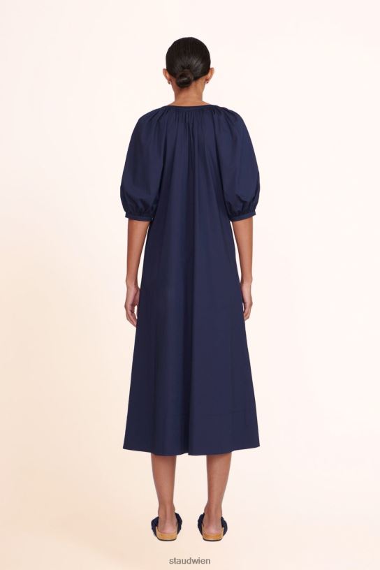 Frauen Vincent-Kleid Marine 466Z266 STAUD Kleidung