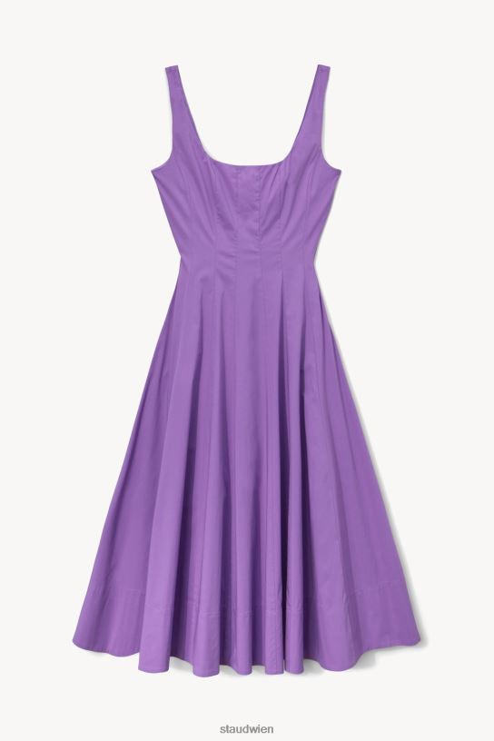 Frauen Wells-Kleid Amethyst 466Z48 STAUD Kleidung