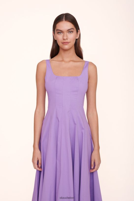 Frauen Wells-Kleid Amethyst 466Z48 STAUD Kleidung