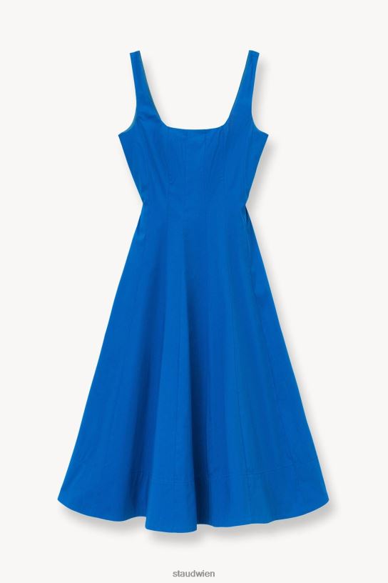 Frauen Wells-Kleid Inselblau 466Z52 STAUD Kleidung