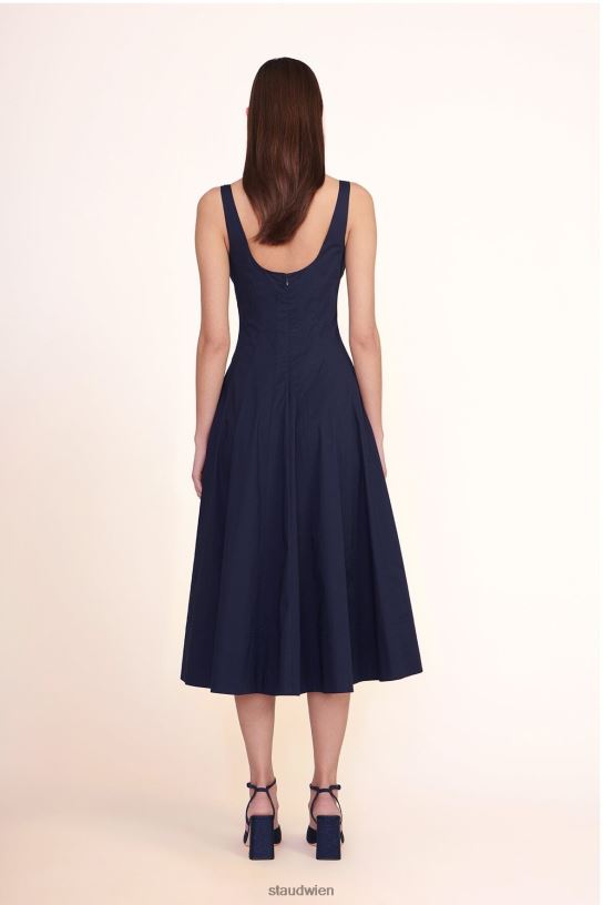 Frauen Wells-Kleid Marine 466Z55 STAUD Kleidung