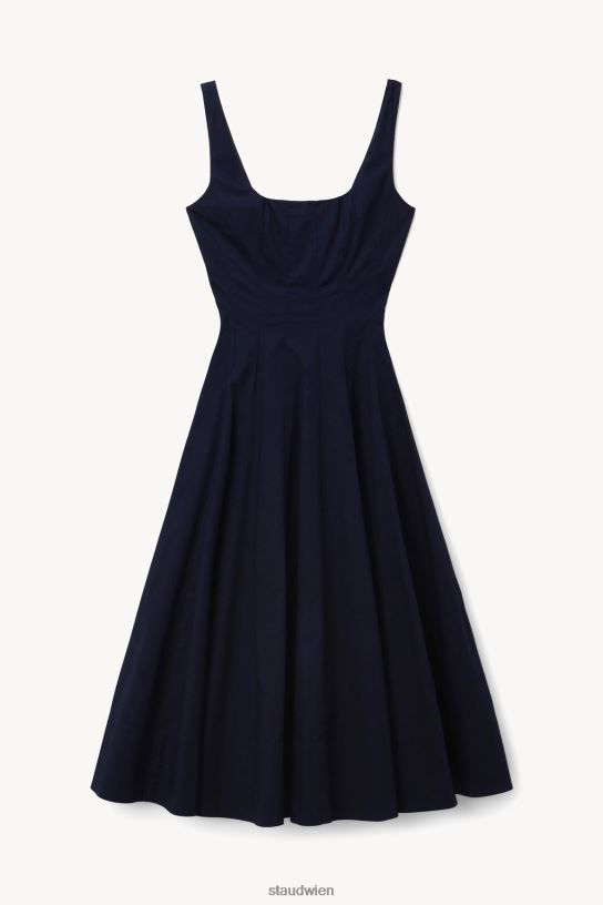 Frauen Wells-Kleid Marine 466Z55 STAUD Kleidung