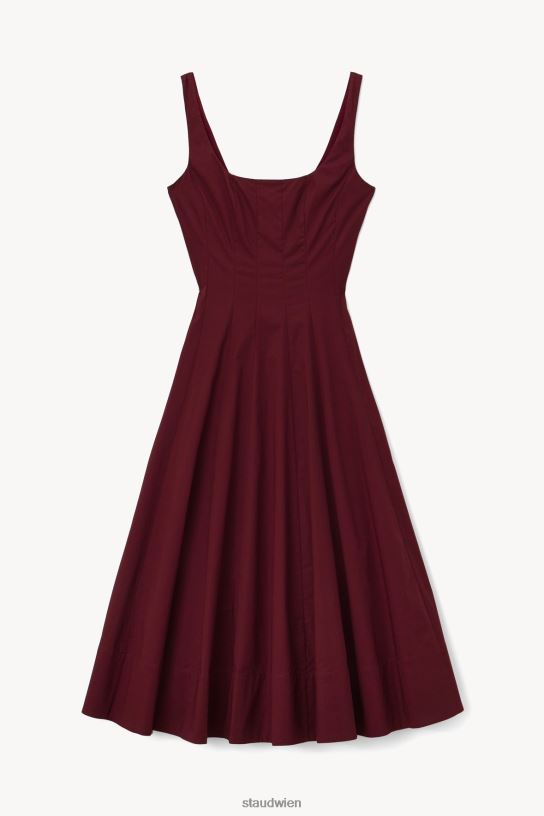 Frauen Wells-Kleid Pflaume 466Z56 STAUD Kleidung