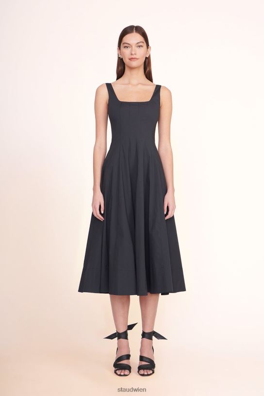 Frauen Wells-Kleid Schwarz 466Z47 STAUD Kleidung