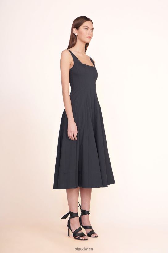 Frauen Wells-Kleid Schwarz 466Z47 STAUD Kleidung