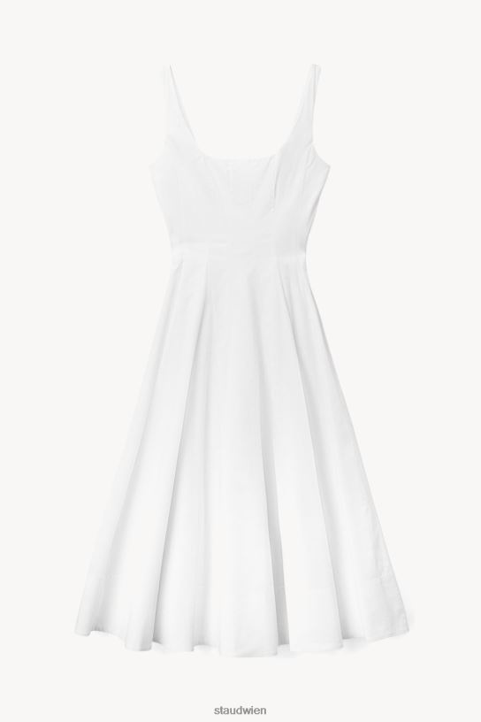 Frauen Wells-Kleid Weiss 466Z60 STAUD Kleidung