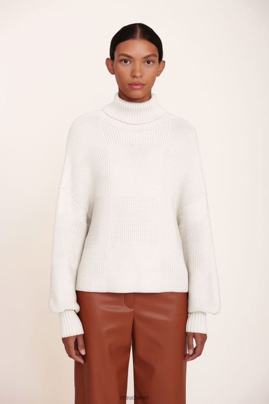 Frauen Benny-Pullover Elfenbein 466Z605 STAUD Kleidung