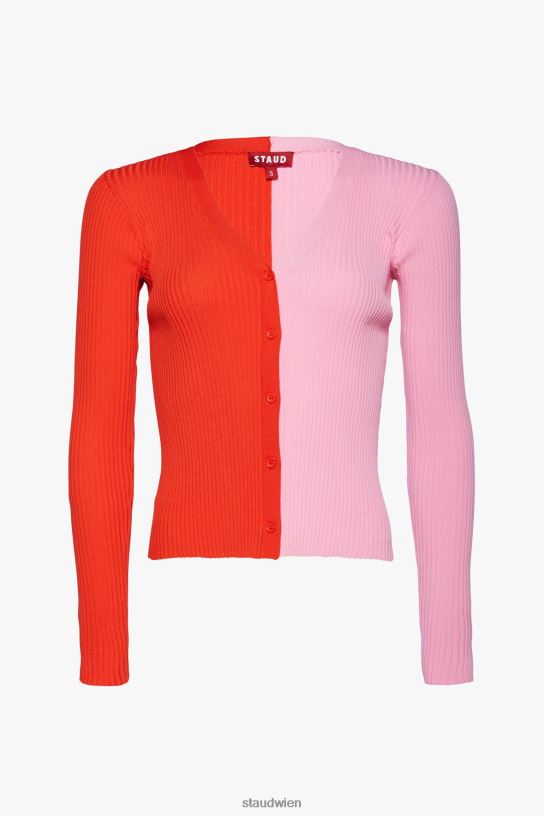 Frauen Cargo-Pullover Mohn-Rosenknospe 466Z403 STAUD Kleidung