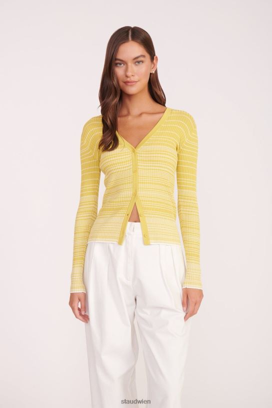 Frauen Cargo-Pullover Pollen weiß 466Z570 STAUD Kleidung
