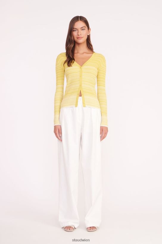 Frauen Cargo-Pullover Pollen weiß 466Z570 STAUD Kleidung
