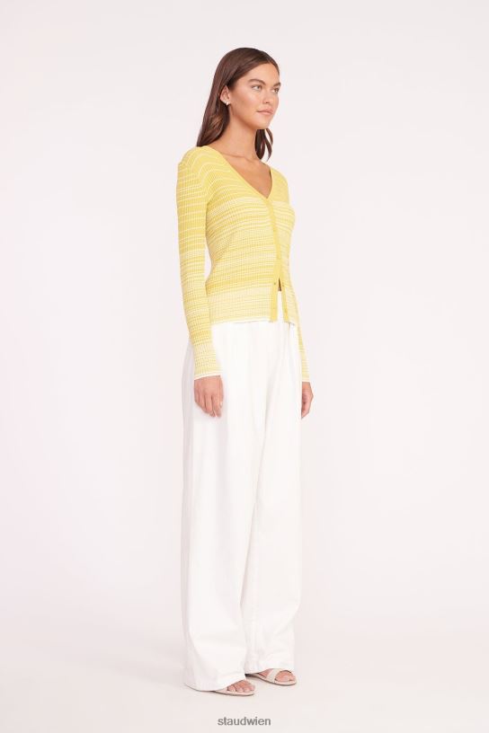 Frauen Cargo-Pullover Pollen weiß 466Z570 STAUD Kleidung
