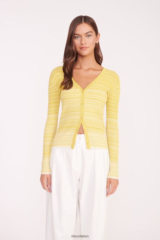 Frauen Cargo-Pullover Pollen weiß 466Z570 STAUD Kleidung