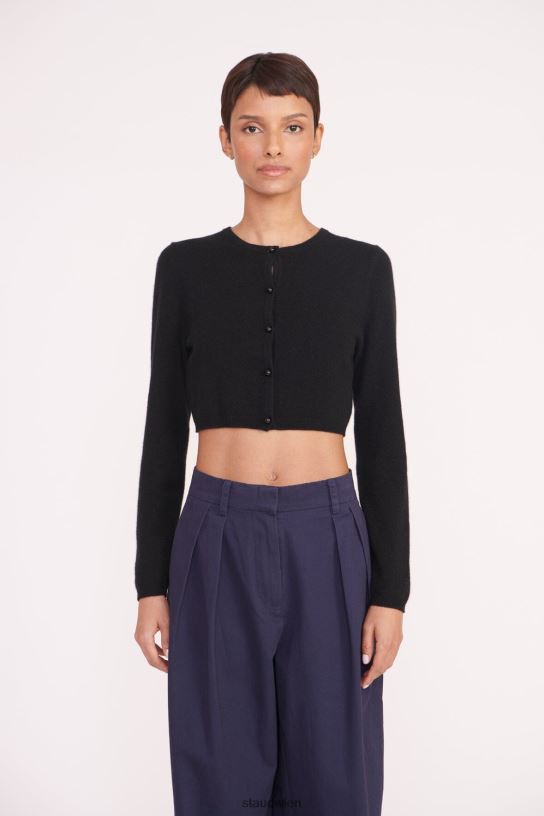 Frauen Deanna-Pullover Schwarz 466Z582 STAUD Kleidung