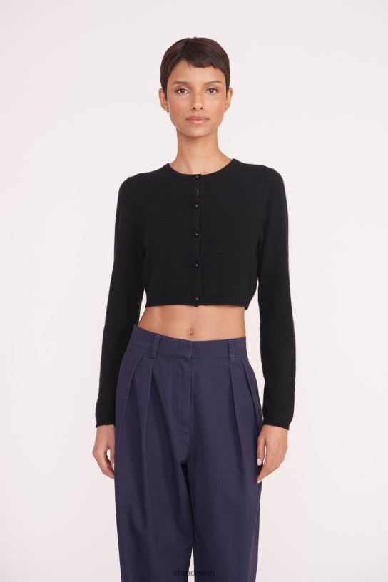 Frauen Deanna-Pullover Schwarz 466Z582 STAUD Kleidung