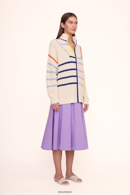 Frauen Hampton-Pullover Säure ecru 466Z594 STAUD Kleidung